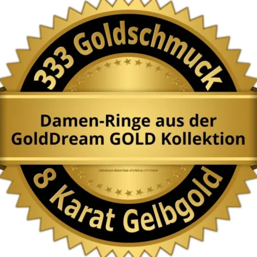 GoldDream Gold Ring Wave Gr.58 333er Gelbgold GDR555Y58