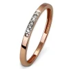 GoldDream Gold Ring Zirkonia weiß Gr.60 333er Rosegold GDR502E60
