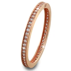 GoldDream Gold Ring Zirkonia weiß Gr.60 333er Rosegold GDR504E60