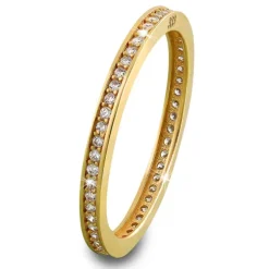 GoldDream Gold Ring Zirkonia weiß Gr.58 333er Gelbgold GDR504Y58