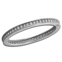 GoldDream Gold Ring Zirkonia weiß Gr.60 333er Weißgold GDR504J60