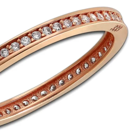 GoldDream Gold Ring Zirkonia weiß Gr.60 333er Rosegold GDR504E60