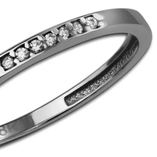 GoldDream Gold Ring Zirkonia weiß Gr.60 333er Weißgold GDR502J60