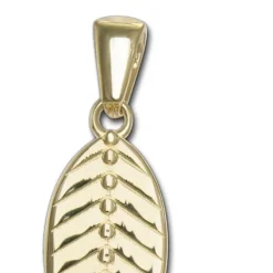 GoldDream Kettenanhänger Feder 333er Gelbgold Anhänger Echtschmuck GDH519SY
