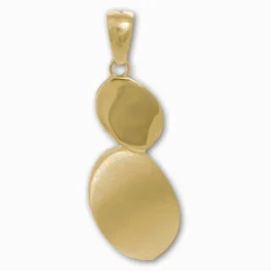 GoldDream Kettenanhänger Ovale 333er Gelbgold Anhänger Echtschmuck GDH510MY