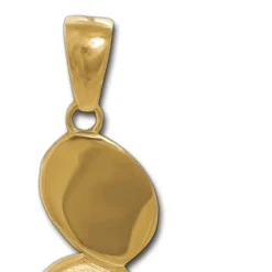GoldDream Kettenanhänger Ovale 333er Gelbgold Anhänger Echtschmuck GDH510MY