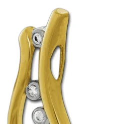 GoldDream Kettenanhänger Ranke Zirkonia weiß 333 Gold Echtschmuck GDH509WY