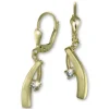 GoldDream Ohrhänger Elegance Zirkonia weiß Ohrring 333er Gold GDO5667Y