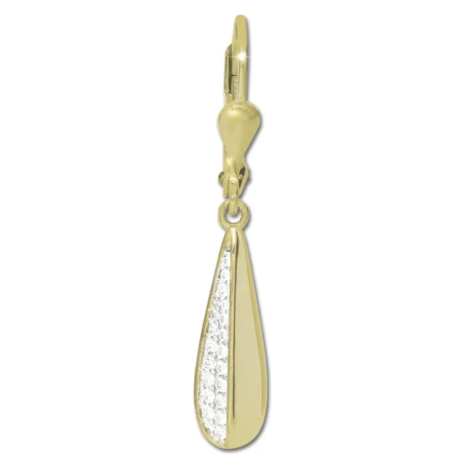 GoldDream Ohrhänger Tropfen Zirkonia weiß Ohrring 333er Gold GDO5645Y