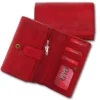 Großes Portemonnaie Querformat Leder rot Brieftasche OPD421R