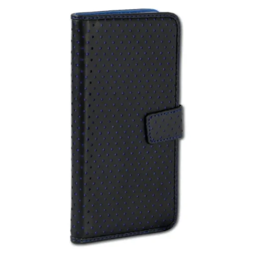Handyhülle iPhone 6 6S blau Bookstyle Kartenfächer DrachenLeder OME104B