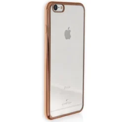 Handyhülle iPhone 6+ 6S+ gold Kunststoff Cover PU Case DrachenLeder OMG101C