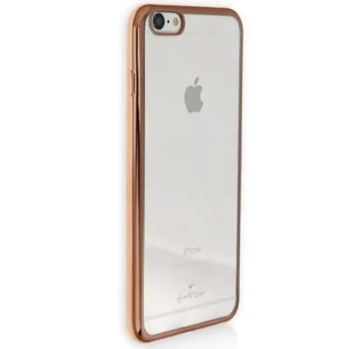 Handyhülle iPhone 6+ 6S+ gold Kunststoff Cover PU Case DrachenLeder OMG101C