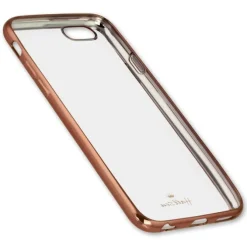 Handyhülle iPhone 6+ 6S+ gold Kunststoff Cover PU Case DrachenLeder OMG101C