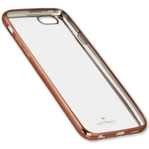 Handyhülle iPhone 6+ 6S+ gold Kunststoff Cover PU Case DrachenLeder OMG101C