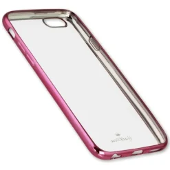 Handyhülle iPhone 6+ 6S+ pink Kunststoff Cover PU Case DrachenLeder OMG101P