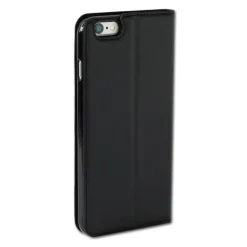 Handyhülle iPhone 6 6S schwarz Bookstyle Case Kunstleder DrachenLeder OME100S