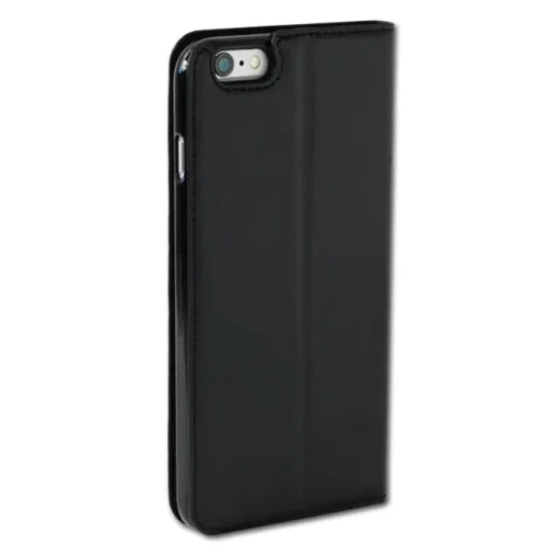 Handyhülle iPhone 6 6S schwarz Bookstyle Case Kunstleder DrachenLeder OME100S