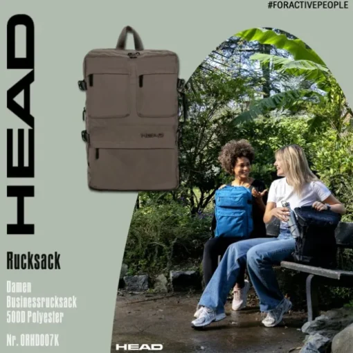 Head Businessrucksack Reisetasche Polyester dunkelgrau ORHD007K