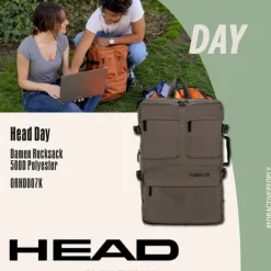 Head Businessrucksack Reisetasche Polyester dunkelgrau ORHD007K