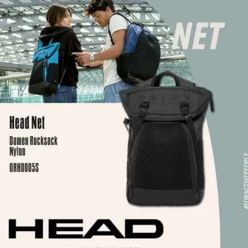 Head Sportrucksack Nylon, Mesh schwarz ORHD005S
