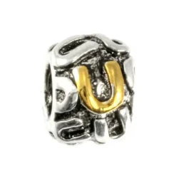 IMPPAC 925 Bead Buchstabe Kugel U European Beads SMP621U