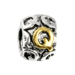 IMPPAC 925 Bead Buchstabe Kugel Q European Beads SMP621Q