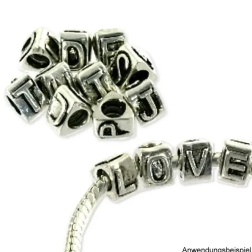 IMPPAC 925 Bead Buchstabe Q European Beads Armband SMP106Q