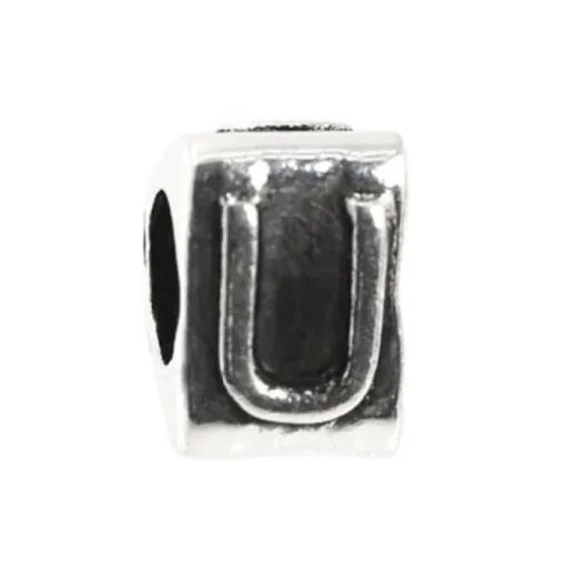 IMPPAC 925 Bead Buchstabe U European Beads Armband SMP106U