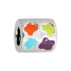 IMPPAC 925 Bead Modul Emaille Blümchen European Beads SMQ069F
