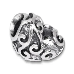 IMPPAC Bead Antikes Herz 925er Silber Armband Beads SBB283