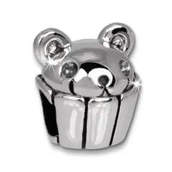 IMPPAC Bead Cupcake mit Mäuschen 925er Silber Armband Beads SBB448