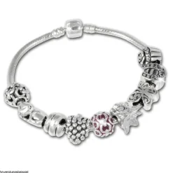 IMPPAC Bead Cupcake mit Mäuschen 925er Silber Armband Beads SBB448