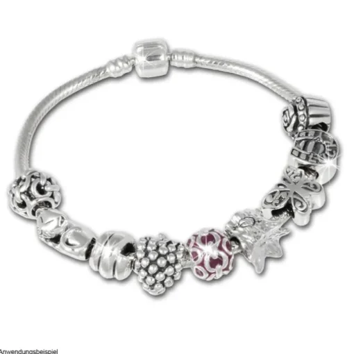 IMPPAC Bead Cupcake mit Mäuschen 925er Silber Armband Beads SBB448
