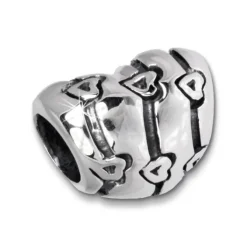 IMPPAC Bead Herz mit Herzen 925er Silber Armband Beads SBB229