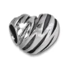 IMPPAC Bead Herz mit Muster 925er Silber Armband Beads SBB423