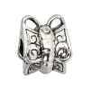 IMPPAC Bead Modul Schmetterling weiß European Beads SMQ586W