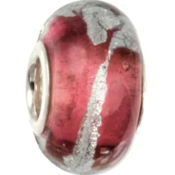IMPPAC Glas 925 Bead Spacer rose European Beads SMB8028