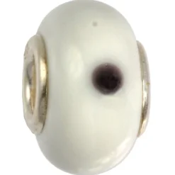 IMPPAC Glas 925 Bead Spacer cream European Beads SMB8074