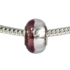 IMPPAC Glas 925 Bead Spacer Violett European Beads SMB8089
