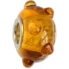 IMPPAC Glas 925 Spacer Honig Dots European Beads SMB1120