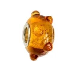 IMPPAC Glas 925 Spacer Honig Dots European Beads SMB1120
