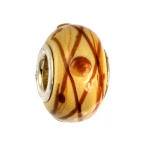 IMPPAC Glas 925 Spacer Karamell European Beads SMB8002