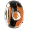 IMPPAC Glas Bead 925 Silber Spacer Retro rot European Beads SMB8057