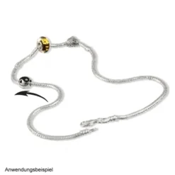 IMPPAC Karabiner Halskette 41cm für European Beads SMP165C