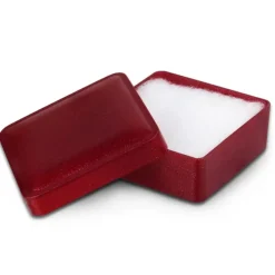 IMPPAC Ring und Schmuck Schachtel rot Etui Verpackung 40x40 VE032