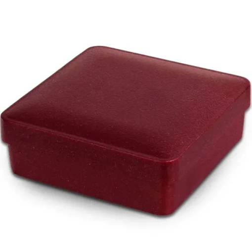 IMPPAC Ring und Schmuck Schachtel rot Etui Verpackung 55x55 VE042