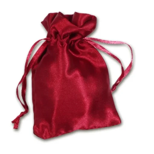 IMPPAC Schmuck Säckchen Satin Verpackung 6x10cm Aufdruck VE10