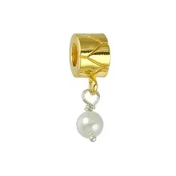 IMPPAC Silber Bead Perle Dangle gold European Beads SMQ103Y