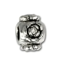 IMPPAC Sterling Silber Bead Kugel Rose European Beads SMQ398W